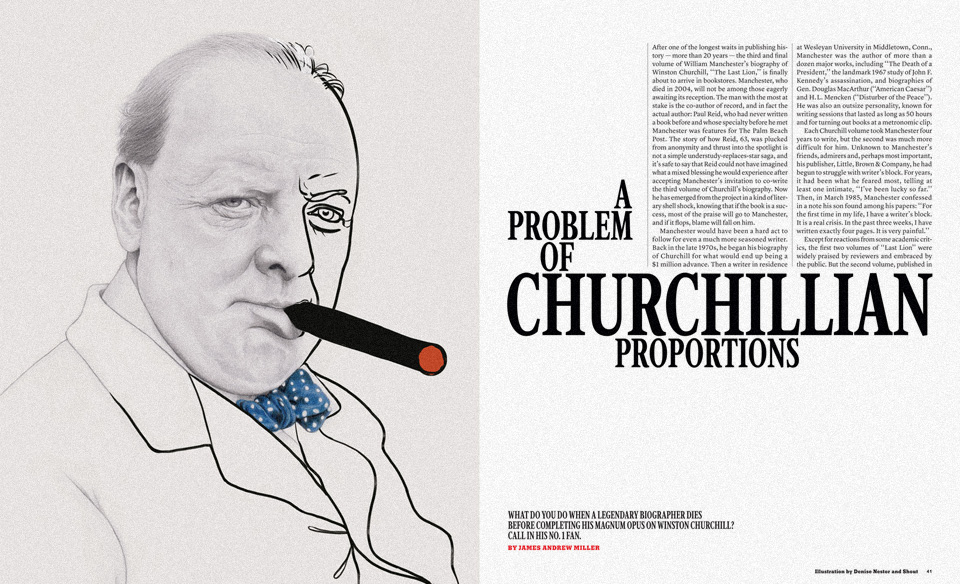 Churchill (Left Side by Denise Nestor)